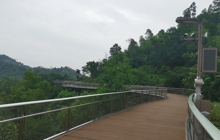<b>珠海景山公园景山道LED灯杆屏案例</b>